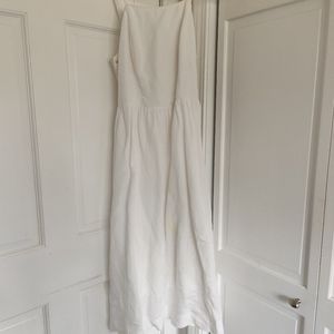 Abercrombie & Fitch White Linen Sundress